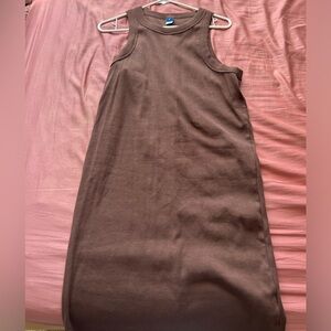 Brown old navy dress